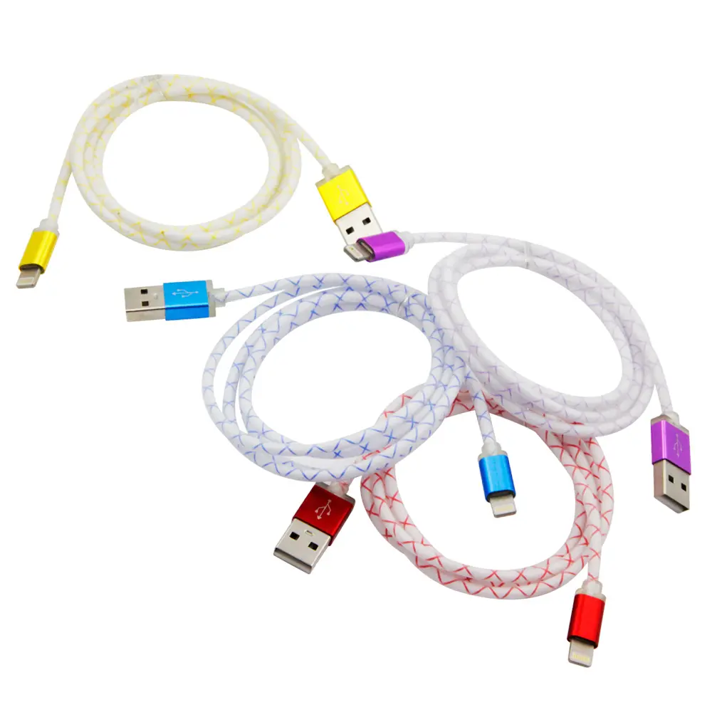 Cable Portátil Lightning Fluorescencia Usb 2.1A