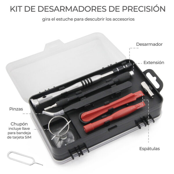 Desarmador Kit Reparacion Celulares Tablets Laptops 100 En 1