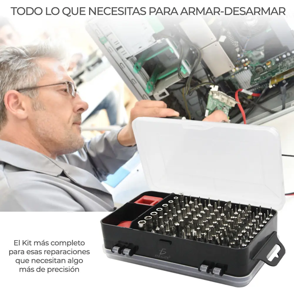 Desarmador Kit Reparacion Celulares Tablets Laptops 100 En 1