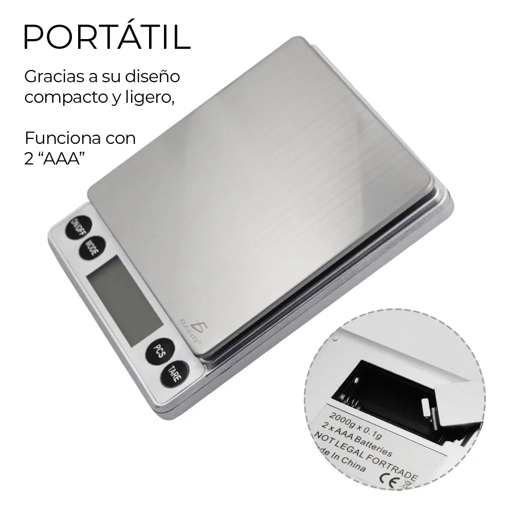Inoxidable Escala Electrónica Digital Balanzas Cocina