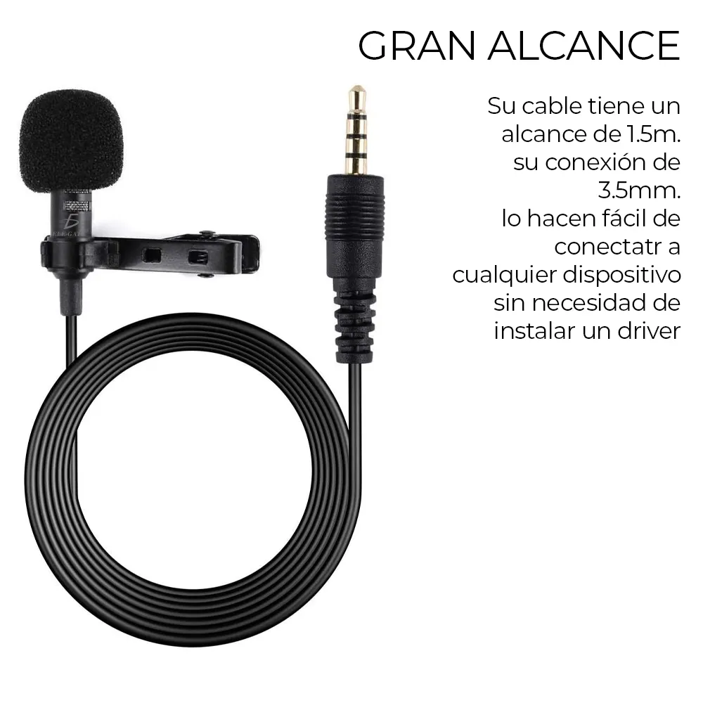 Collar Metalical Teléfono Micrófono 3.5Mm Jack Mano Libre