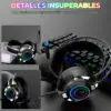 Audífonos Gamer Diadema Usb Con Led Rgb Pc Ps4 Xbox