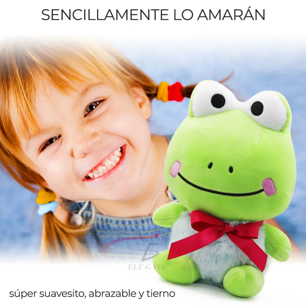 Peluche de Rana Juguete Suave de 22 cm