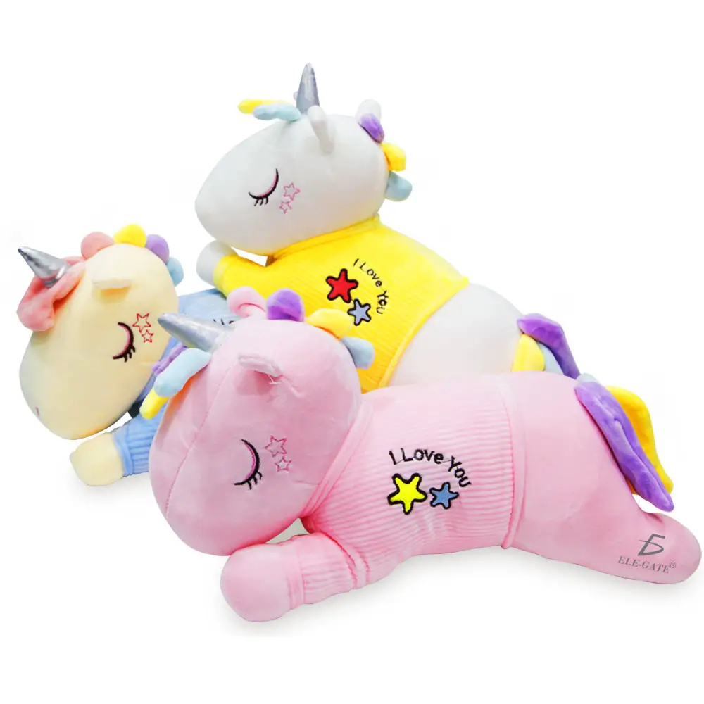 Unicornio Pony De Peluche Arcoiris Juguete Suave de 30cm