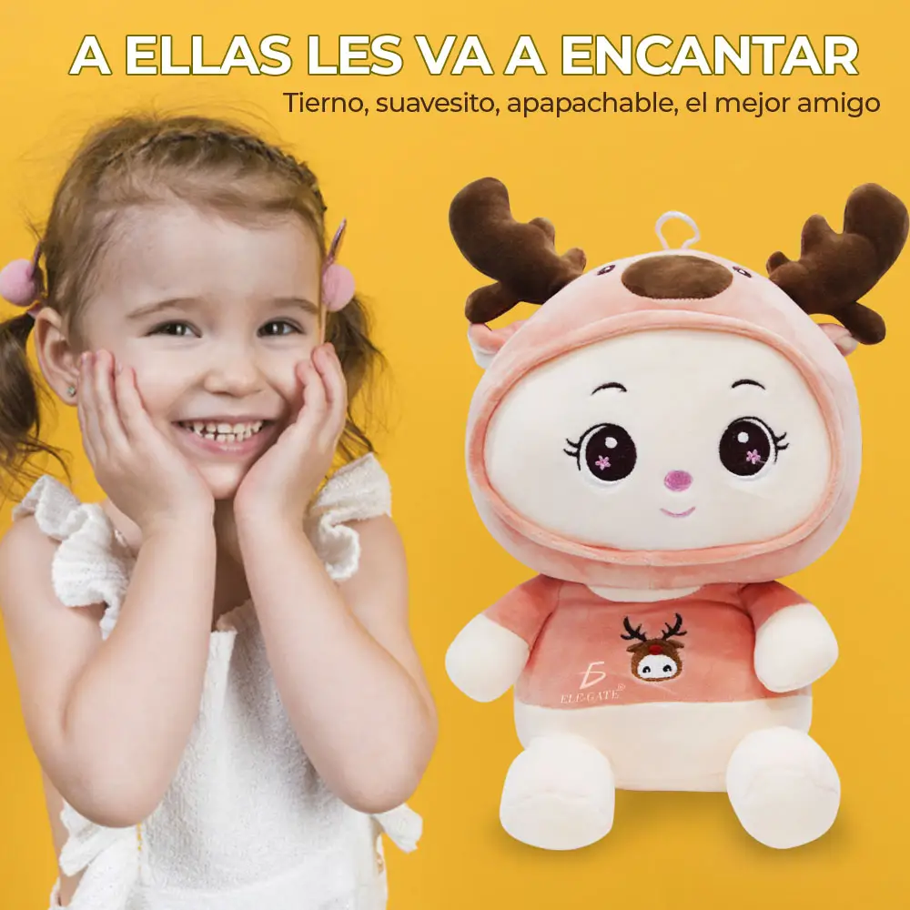 Peluche cervatillo De Peluche Juguete Suave de 30cm
