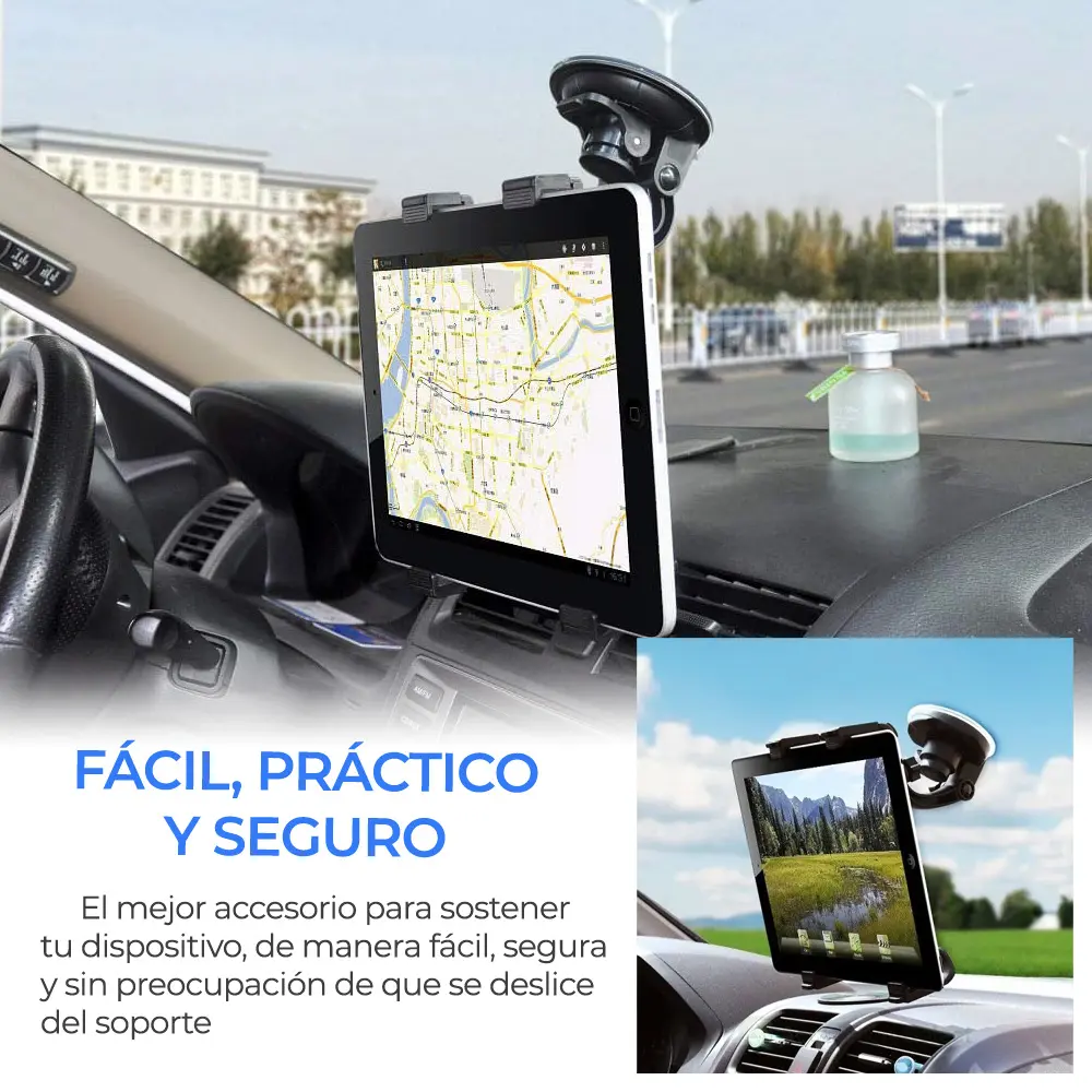 Soporte Holder Base Auto Tablet 7 8 9 10 Pugadas