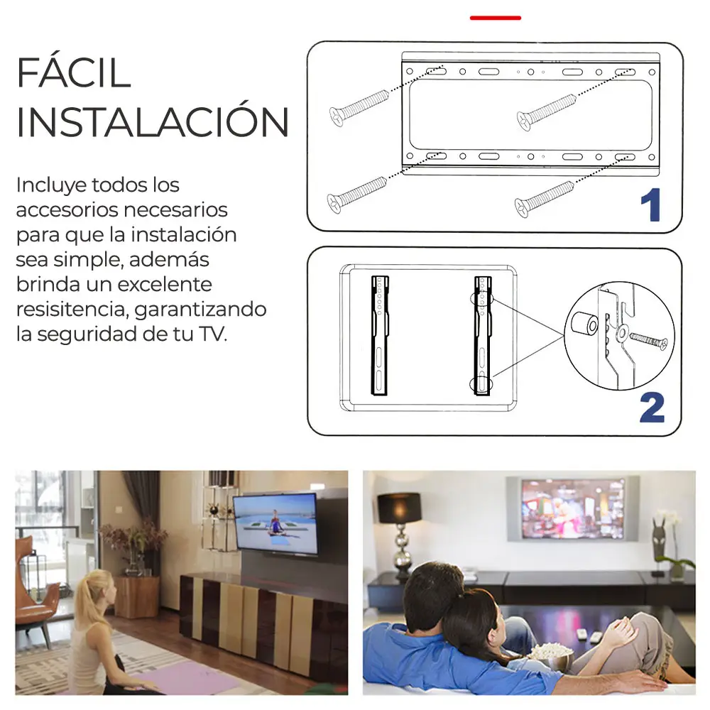 Soporte Tv Monitor Pantalla Television Vesa 14-42 Pulgadas