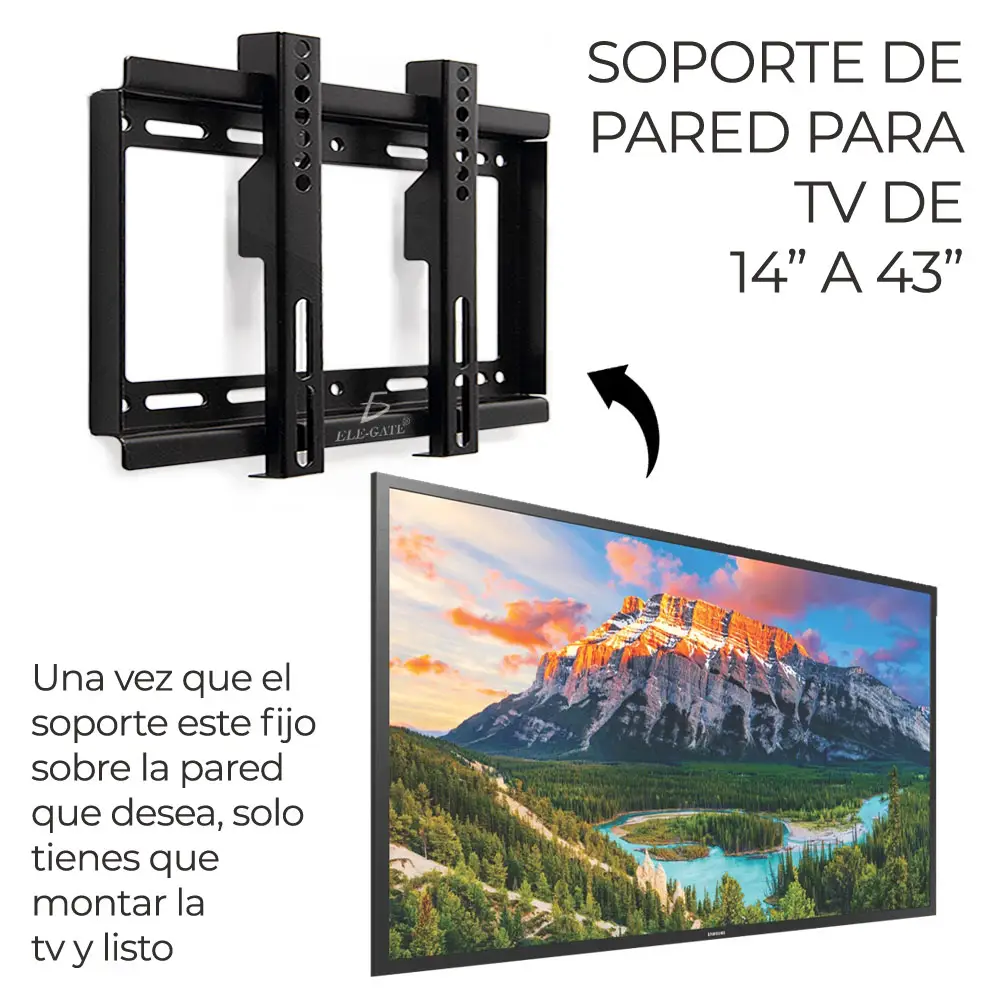 Soporte Tv Monitor Pantalla Television Vesa 14-42 Pulgadas