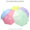 Paraguas Transparente De Colores Fashion Sombrilla Paraguas Transparente De Colores Fashion Sombrilla