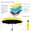 Paragua Figura Bolsillo Plegable Reforzado