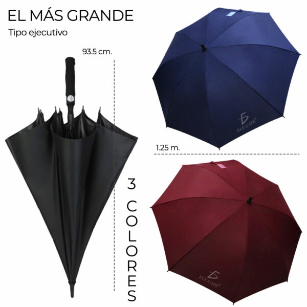 Paraguas Grande De Golf Ligero De Fibra De Vidrio