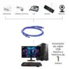 Cable Extensión Usb 3.0 Macho A Hembra 1 Metros High Speed
