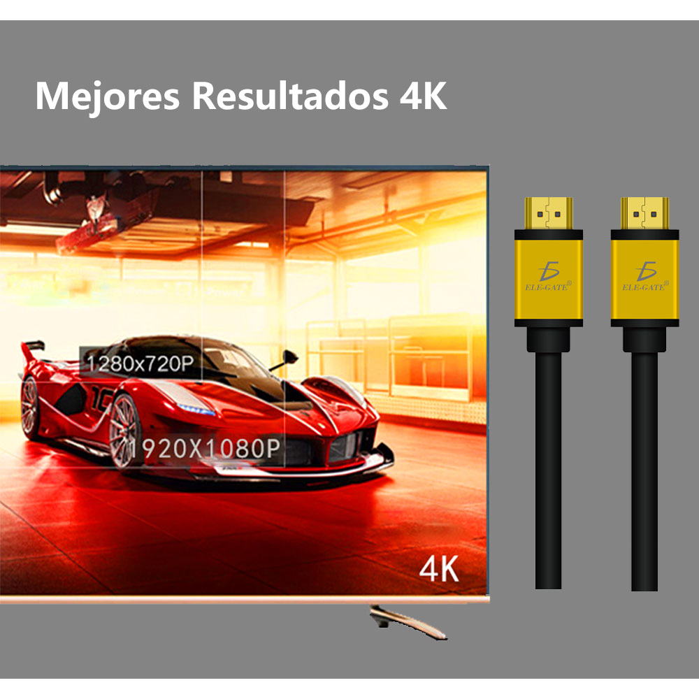 Cable 1.5 Metros Hdmi 2.0 Full 4K Ps3 Xbox Laptop Pc Tv
