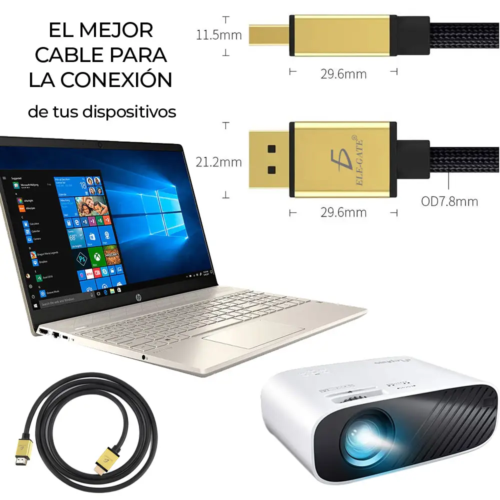 Cable 3 Metros Hdmi 2.0 Full 4K Ps3 Xbox Laptop Pc Tv