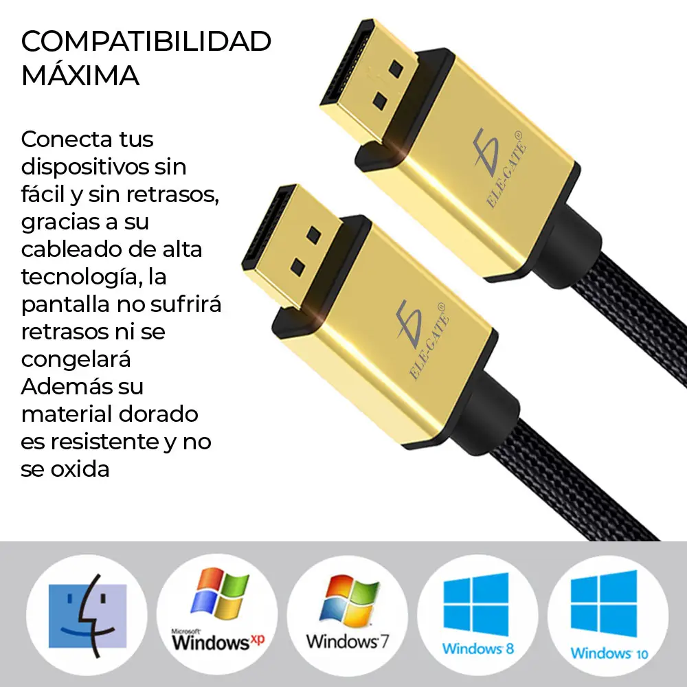 Cable 3 Metros Hdmi 2.0 Full 4K Ps3 Xbox Laptop Pc Tv