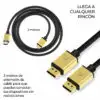 Cable 3 Metros Hdmi 2.0 Full 4K Ps3 Xbox Laptop Pc Tv
