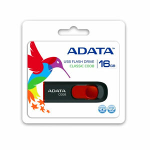 Memoria USB Adata C008 16GB 2.0 negro/rojo