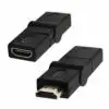 Cople Hdmi Adaptador Conector Hembra Macho 270 Grados Cople Hdmi Adaptador Conector Hembra Macho 270 Grados