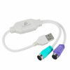 Adaptador Convertidor Usb Macho Ps/2 Hembra Mouse Teclado