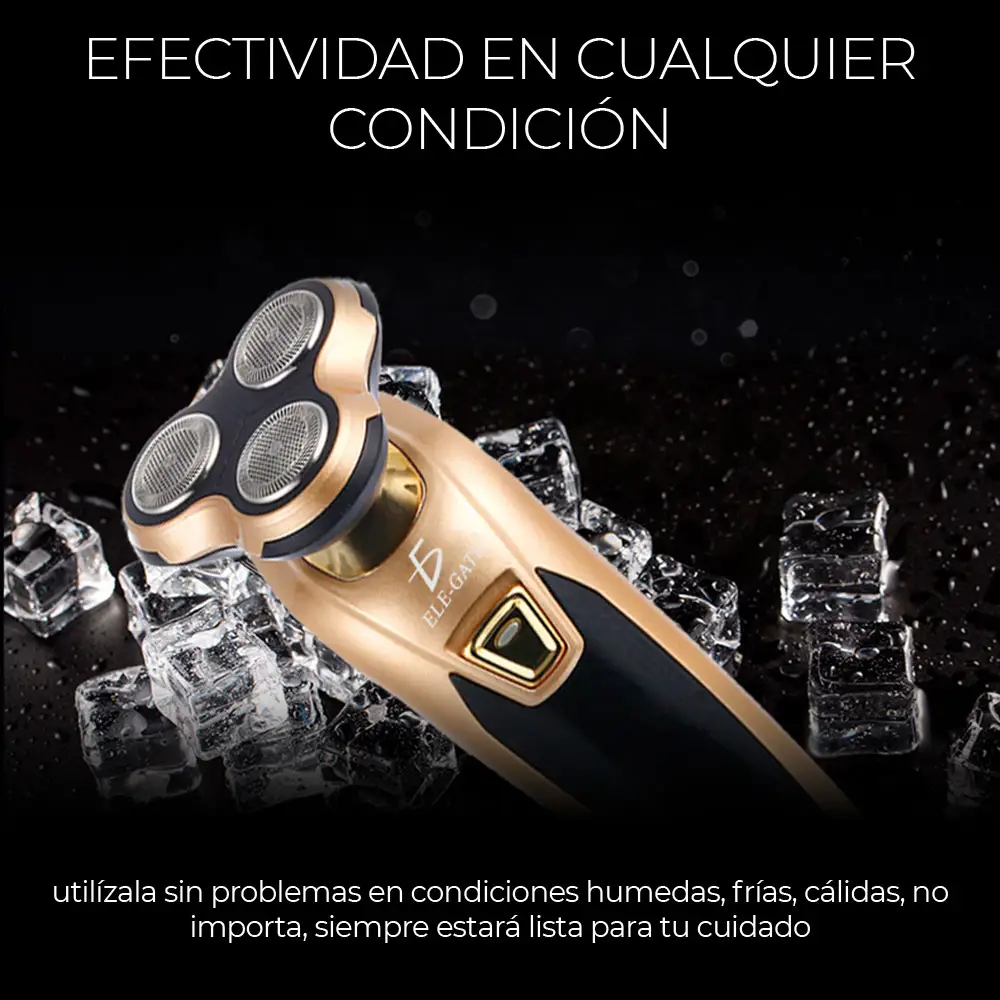Maquinilla De Afeitar Barba Y Oreja Eléctrica 3 En 1 Recargable