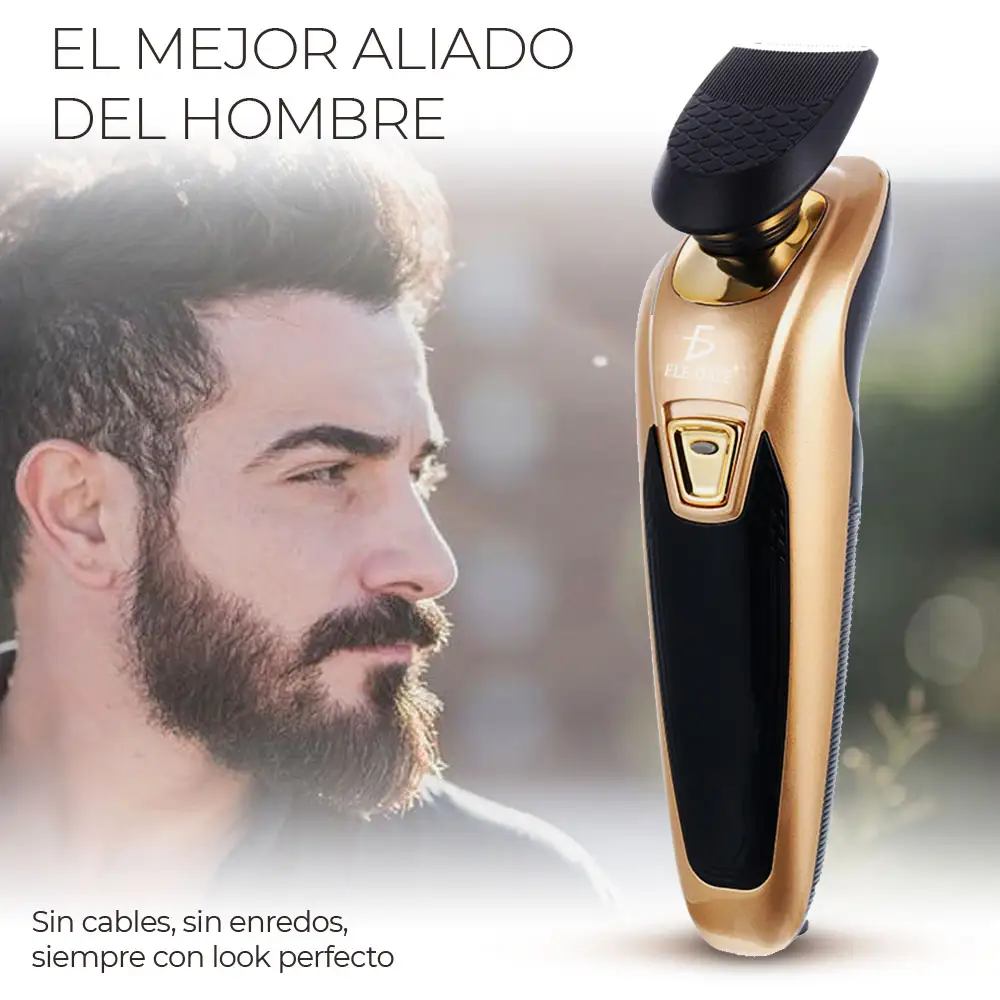 Maquinilla De Afeitar Barba Y Oreja Eléctrica 3 En 1 Recargable