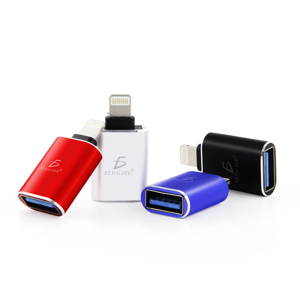 LXJTHT Adaptador USB para iPhone, adaptador OTG USB 3 en 1 con puerto de  carga y conector de auriculares de 0.138 in compatible con iPhone 13/12/11