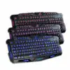 Teclado Español Gamer Luz Rgb Iluminado Led Usb Alambrico Teclado Español Gamer Luz Rgb Iluminado Led Usb Alambrico