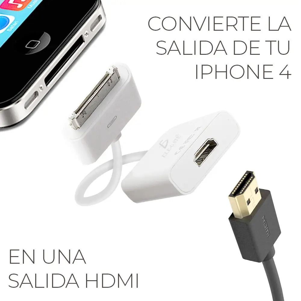 Cable 30 Pines Dock A HDMI Para Tv Monitor iPad 2 3