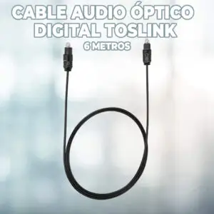 Cable Toslink De Fibra Optica 5 M Audio Alta Calidad