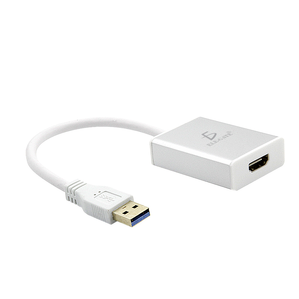 Adaptador de cable adaptador de video USB 3.0 a HDMI con salida de audio  Convertidor de múltiples monitores Full HD 1080P para computadora portátil