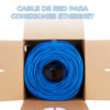 Bobina Cable de Red Industrial Utp Rj45 Cat6 305 Mts 100% Cobre