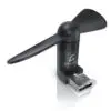Mini Ventilador 2 En 1 Para Smartphone Android Carga Usb V8 Y Usb de Power Bank