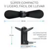 Mini Ventilador 2 En 1 Para Smartphone Android Carga Usb V8 Y Usb de Power Bank