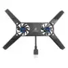 Mini Ventilador Doble Y Portátil Usb Para Notebook Laptop