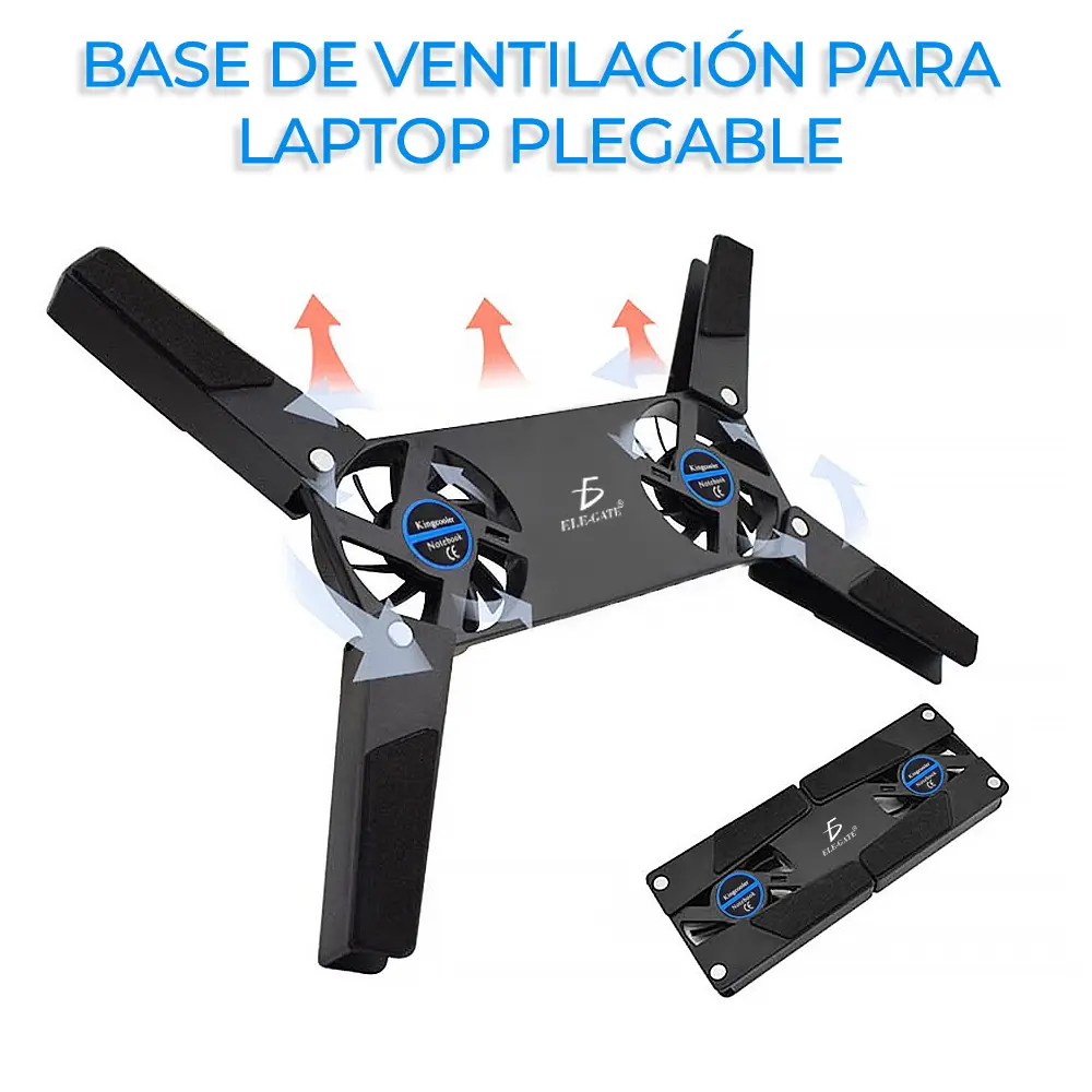 Mini Ventilador Doble Y Portátil Usb Para Notebook Laptop