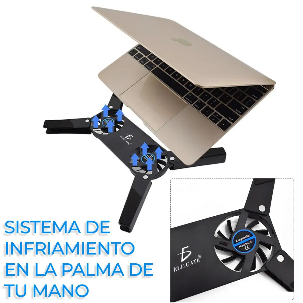 Mini Ventilador Doble Y Portátil Usb Para Notebook Laptop