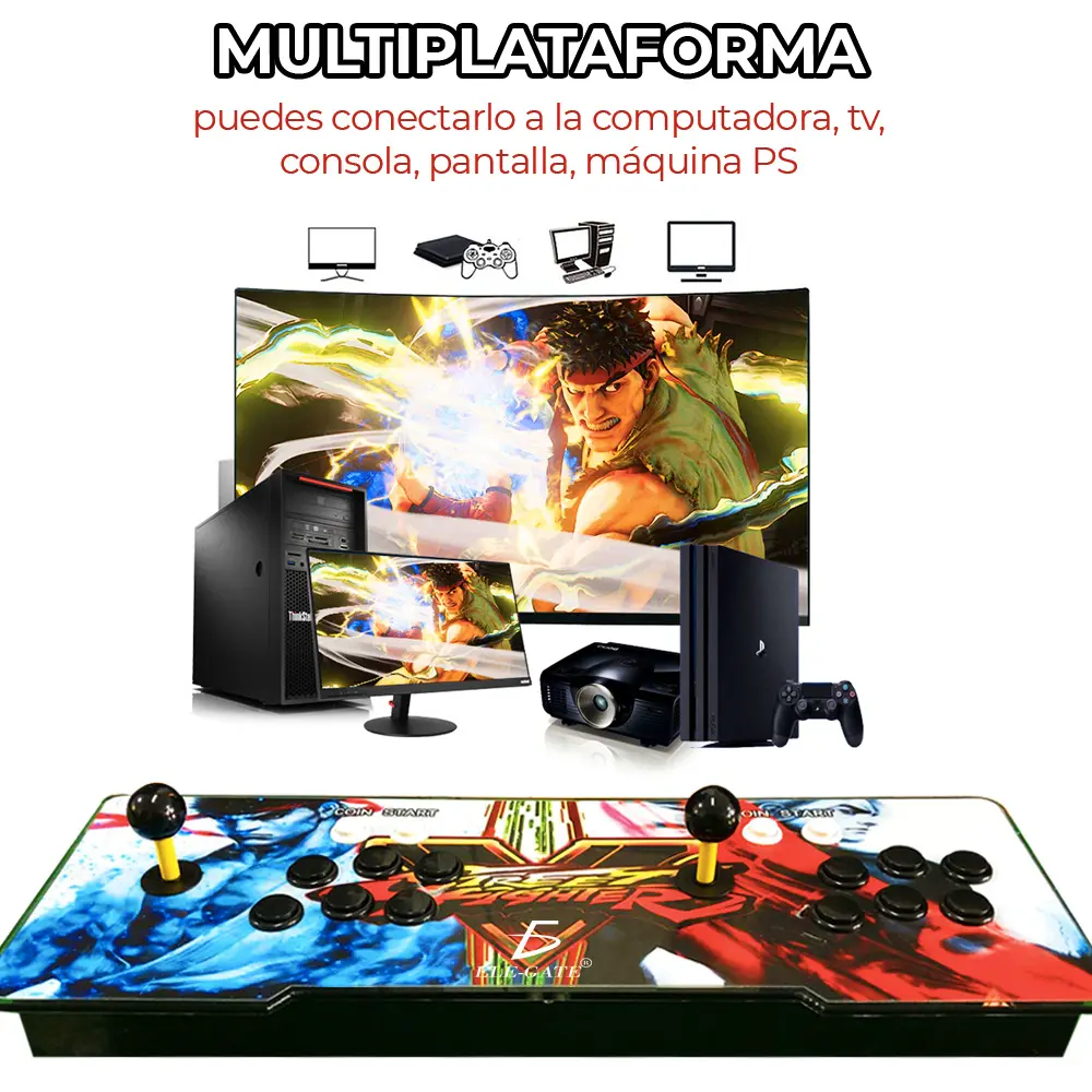 Consola Arcade Integrada Game Box 3136 En 1 Arcade Games Station