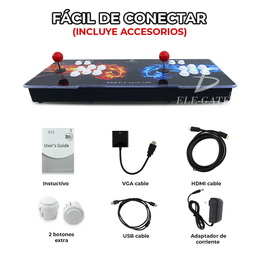Consola Arcade Retro Pandora Gamestation - Imagen 6