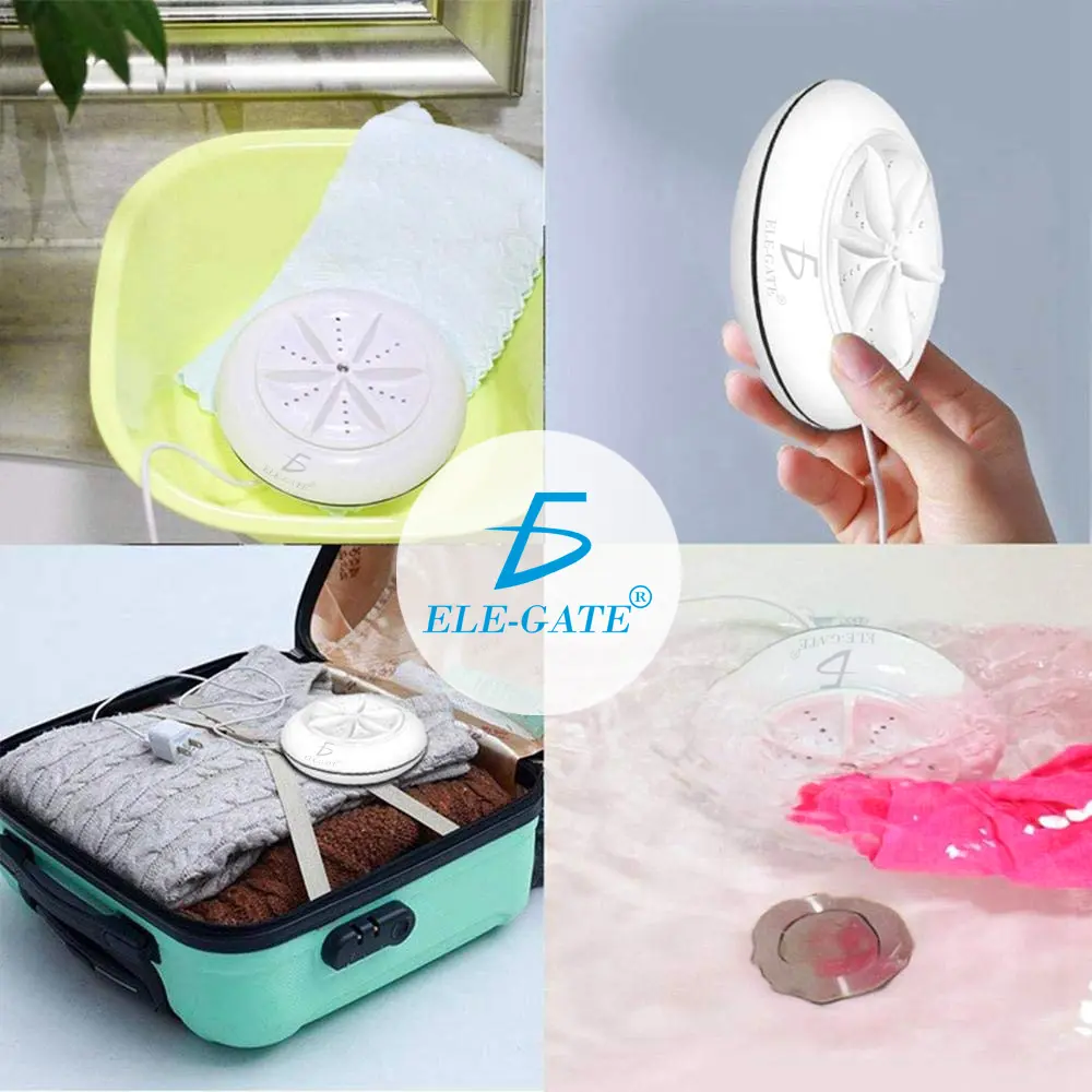 Mini Lavadora Portátil Ultrasónica Turbo