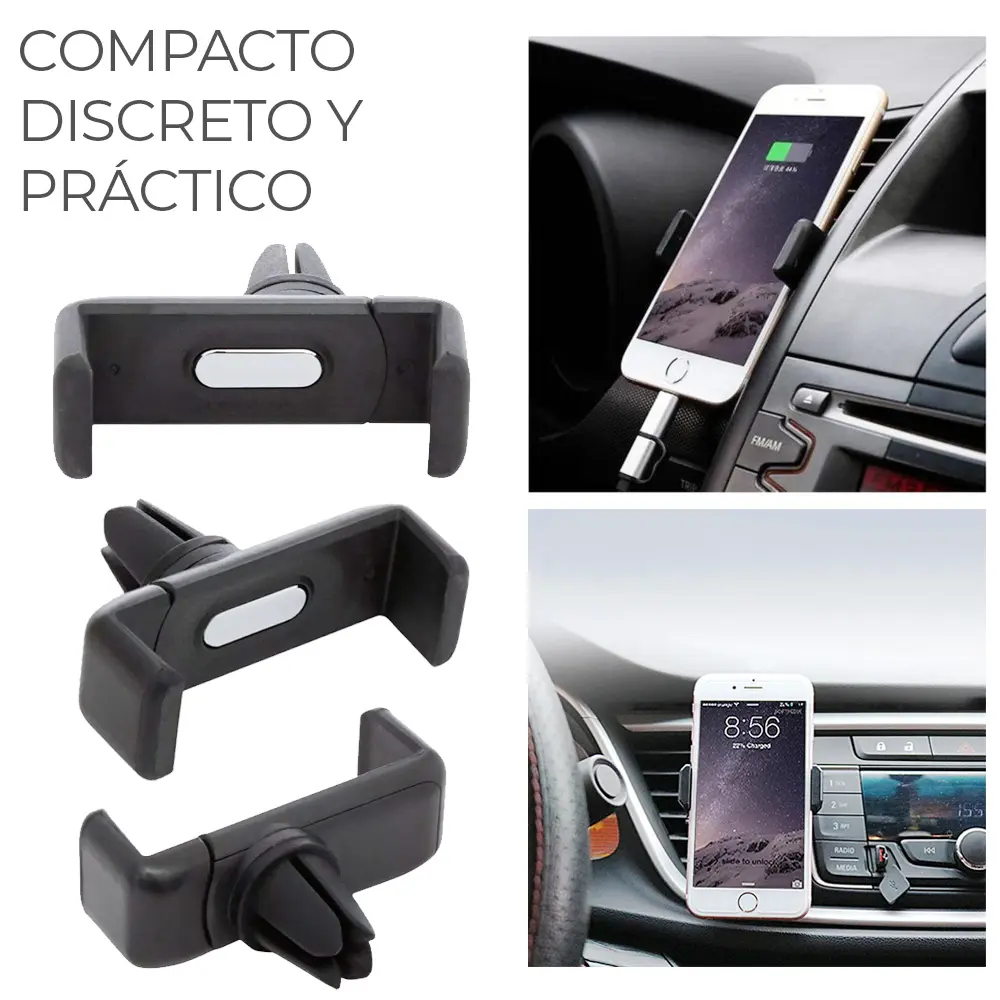 Soporte Celular Para Carro Auto Rejilla