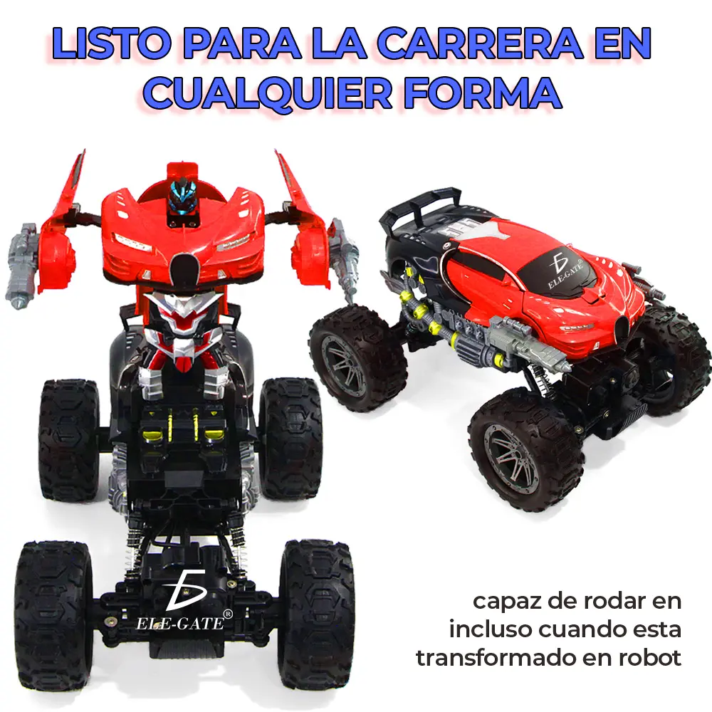 Carro Transformer Control Remoto Recargable