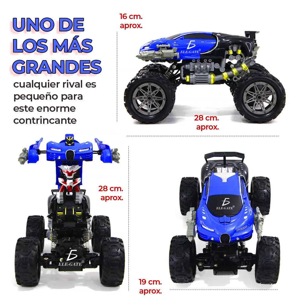Carro Transformer Control Remoto Recargable