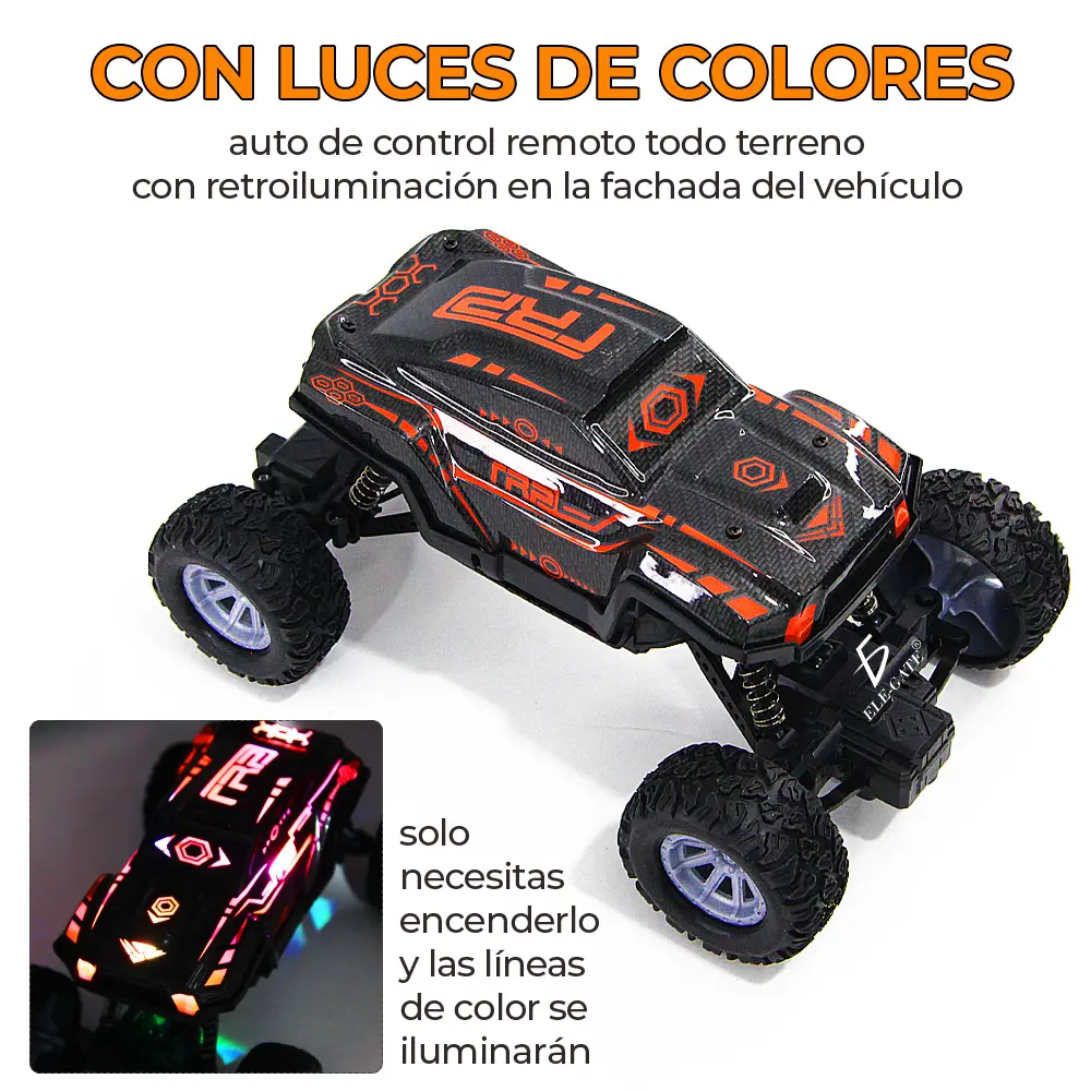 coche con luces 