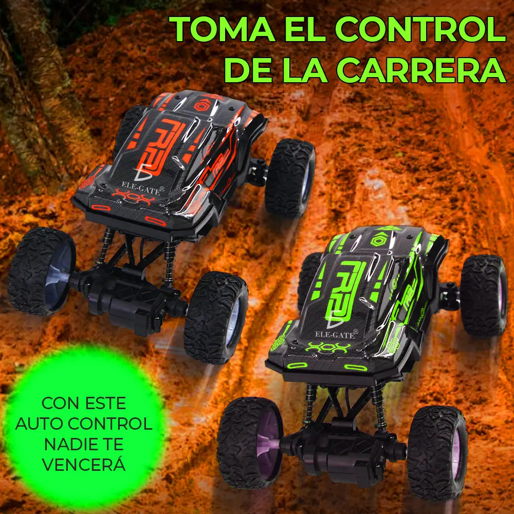 2 carros en sitio hostil 