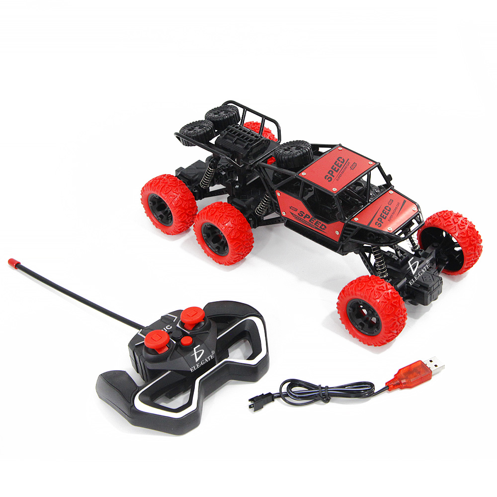 Carro A Control Remoto Monster Truck Para Niños Y Grandes Bateria  Recargable