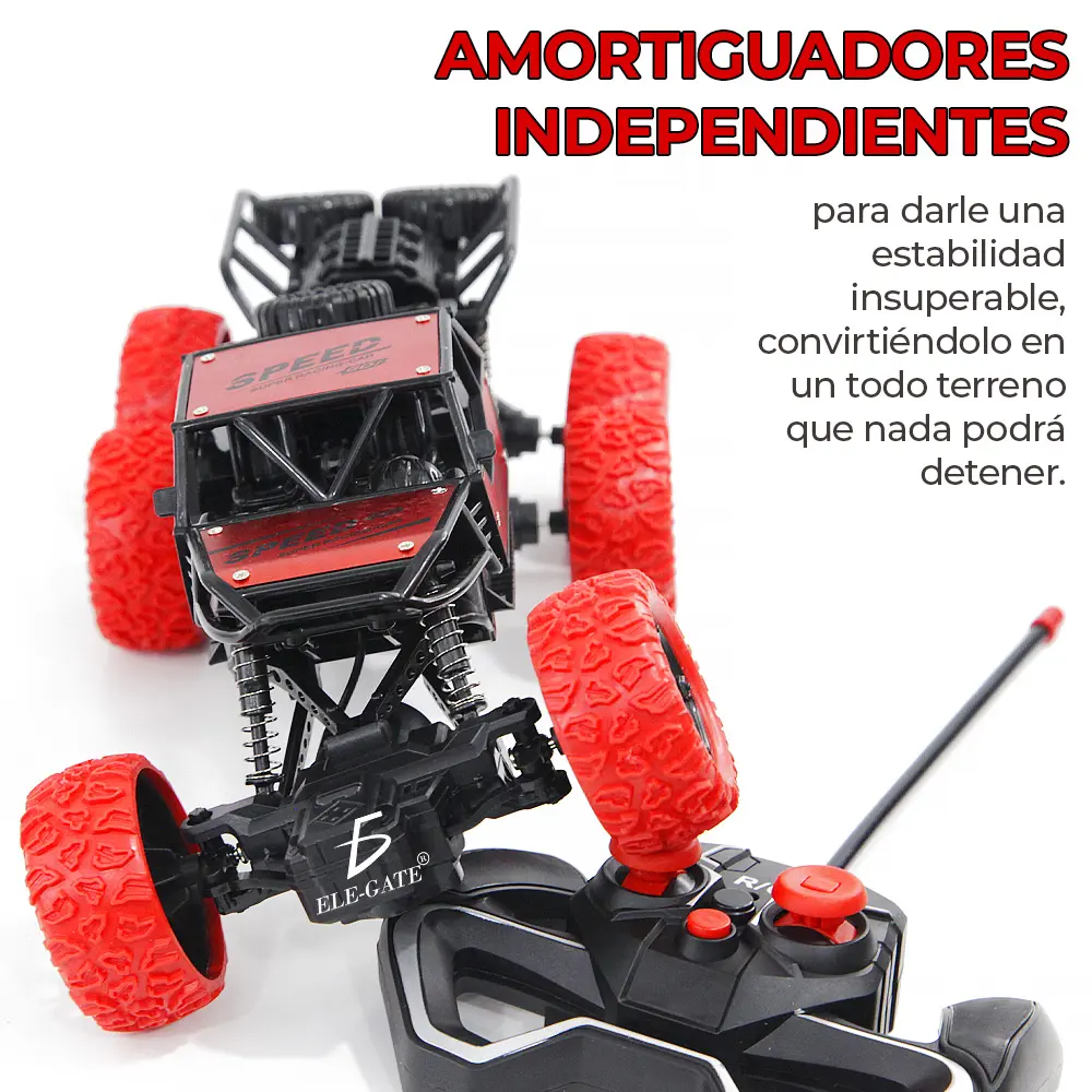 Carro Control Remoto Recargable 6X6 30km/h