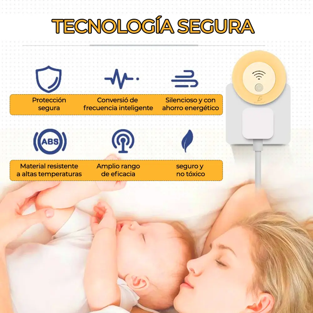 Lámpara LED Repelente de Mosquitos Ultrasónica