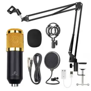 Kit Profesional Microfono Condensador Grabación Estudio ktv