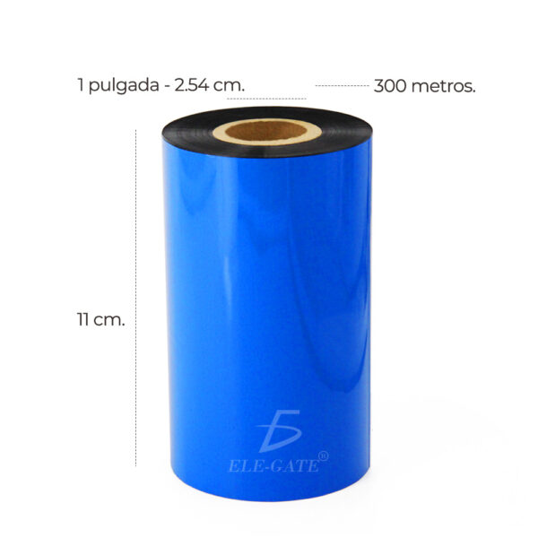 Ribbon De Cera Eco 110x300 Mts Para Impresora De Etiquetas