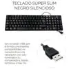 Teclado Usb Alambrico Slim Pc Computadora Escritorio Laptop Teclado Usb Alambrico Slim Pc Computadora Escritorio Laptop